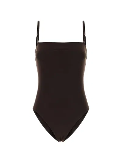 Alaïa Swimsuit In Brown
