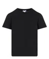 Alaïa Alaia Womens Blanc Noir Round-neck Cotton-jersey T-shirt In Black