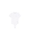Alaïa Embroidered Logo Bodysuit T-shirt