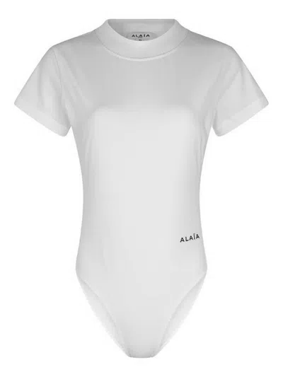 Alaïa T-shirt Body In White