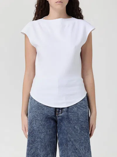 Alaïa T-shirt Woman  In White