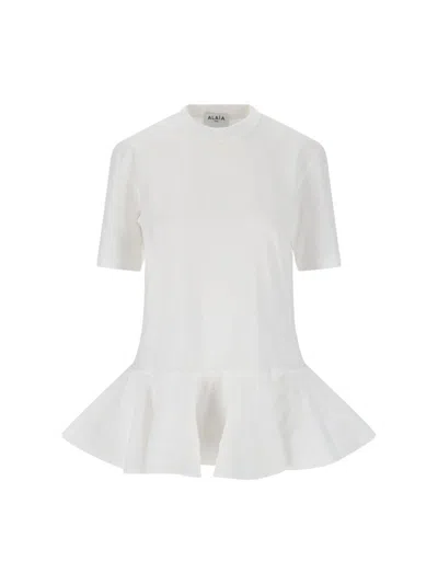 ALAÏA ALAÏA T-SHIRTS AND POLOS
