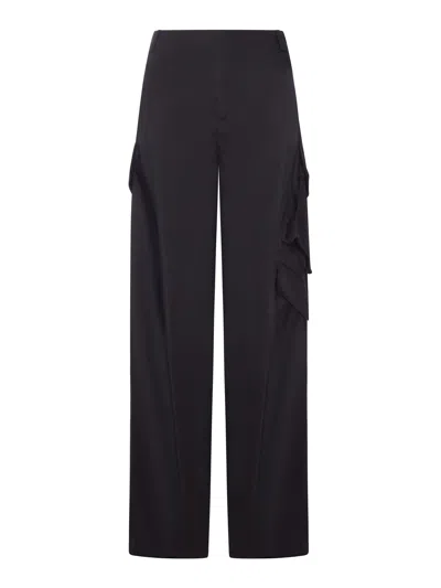 Alaïa Taffeta Cargo Pants In Black
