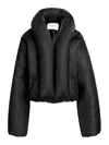 Alaïa Insulated Long Sleeve High Collar Jacket In Black