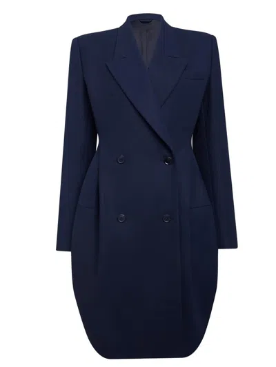 Alaïa Tailored Coat In Blue