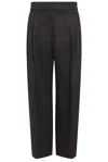 Alaïa Low-rise Casual Pants In Gray
