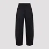 Alaïa Black Technical Taffeta Tailored Pants In Black