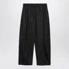 Alaïa Alaia Black Tailored Pants In Technical Taffeta Women In Black