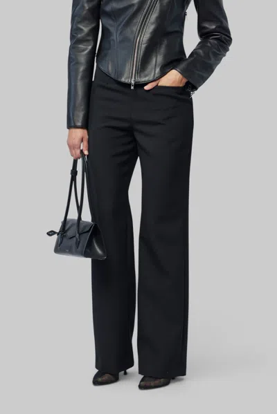 Alaïa Tailored Pants Light Tailored Wool In Black