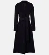 Alaïa Tailored Wool Coat In Black
