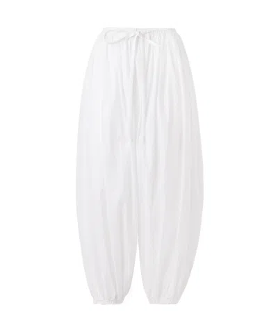 Alaïa Tapered Casual Pants In White