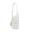 Alaïa Tassel Shoulder Bag In White