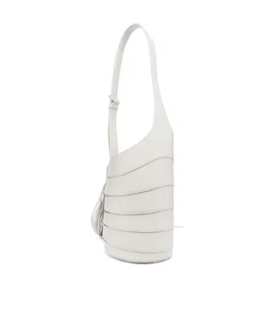 Alaïa Tassel Shoulder Bag In White