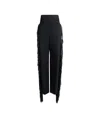 Alaïa Fringe Wide Leg Pant In Black