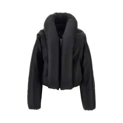 ALAÏA TECHNICAL TAFFETÀ PADDED JACKET