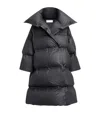 ALAÏA TECHNICAL TAFFETA PUFFER COAT