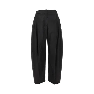 Alaïa Technical Taffetà Tapered Pants In Black