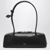 Alaïa Teckel Black Leather Bag In Black