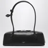 Alaïa Teckel Black Leather Bag In Black