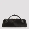 Alaïa Le Teckel Leather-trimmed Calf Hair Clutch In Brown