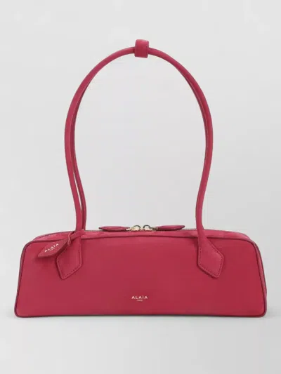 Alaïa Teckel Medium Rectangular Shoulder Top Handle Bag In Pink