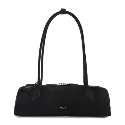 Alaïa Alaia Women Le Teckel Medium Bag In Nubuck In Black