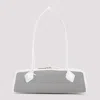 Alaïa Womens Blanc Optique Le Teckel Fishnet Medium Leather Shoulder Bag In White