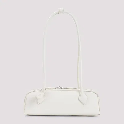 Alaïa Teckel Mini Small Shoulder Handbag In Nude & Neutrals