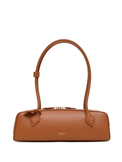 Alaïa Alaia Teckel Mini Smooth In Brown