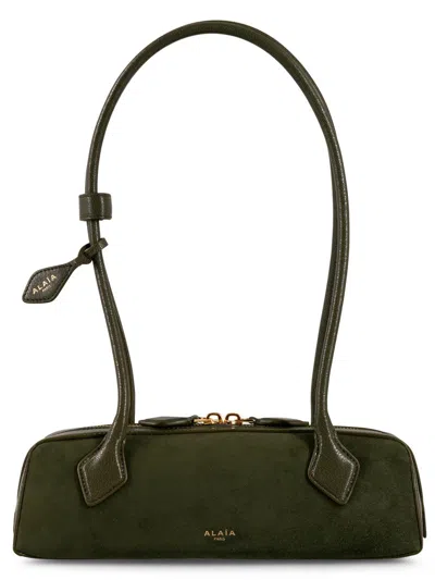 Alaïa Teckel Small Bags In Green