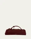 Alaïa Alaìa Burgundy Le Teckel Clutch Bag In 325  Rouge Grenat