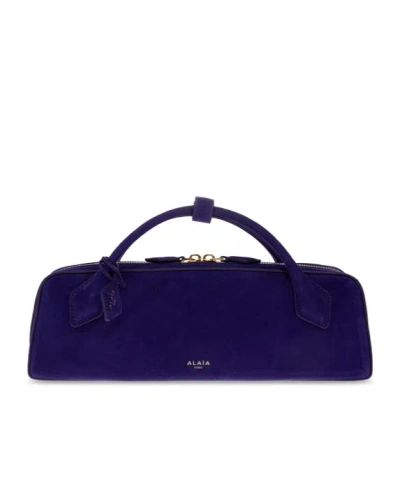 Alaïa Teckel Zippered Tote In Black
