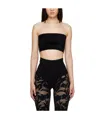 Alaïa The Logo Wipes The Chest. In Black