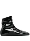 Alaïa Alaia Women La Sneaker In Stretch Patent Fabric In Black