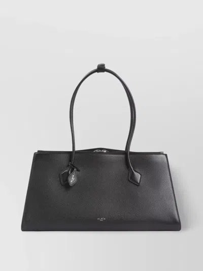 Alaïa The Teckel Tote Bag In Black