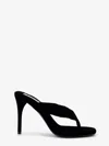 Alaïa Thong Sandals With Velvet Heel In Multi