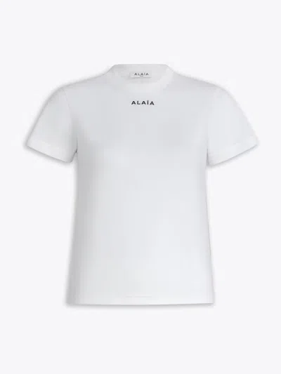 Alaïa Tight-fitting T-shirt Clothing In White