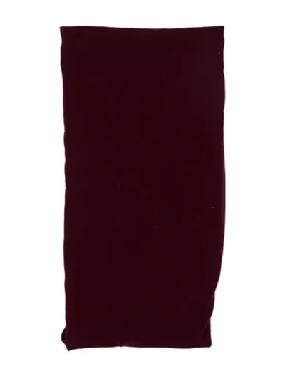 Pre-owned Alaïa Tights Lingerie In Burgundy