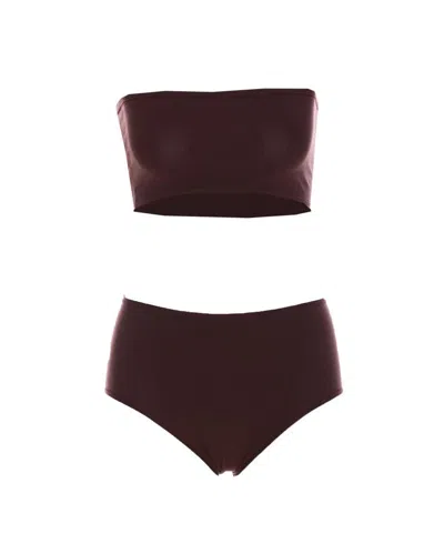 Alaïa Top In Burgundy