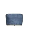 Alaïa Denim Bustier Top In Blue