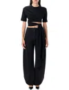 Alaïa Alaia Mini Elegant Top For Women In Black