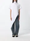 Alaïa Alaia Structured Mini Polo Top In White