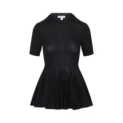 ALAÏA TOPS BLACK
