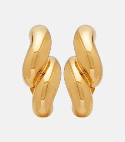 Alaïa Torsion Clip-on Earrings In Gold