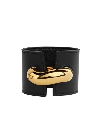 Alaïa Torsion Cuff In Black