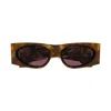 Alaïa Aa0085s003 Havana Havana Red In Black