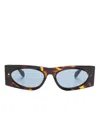 Alaïa Tortoiseshell-effect Sunglasses In Brown