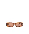 Alaïa Tortoiseshell-effect Sunglasses In Multicolor