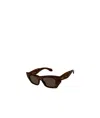 Alaïa Tortoiseshell-effect Tinted Sunglasses In Brown