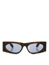 Alaïa Tortoiseshell-effect Sunglasses In Brown